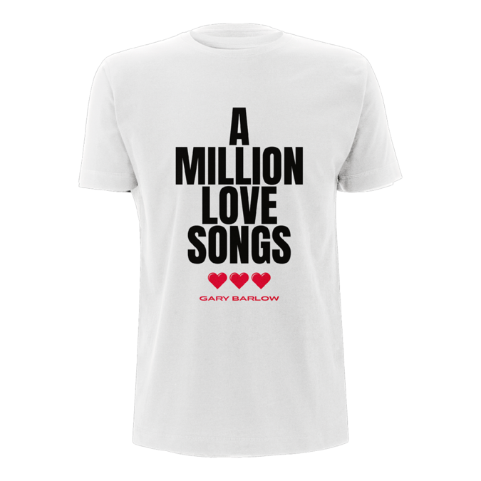 Gary Barlow - A Million Love Songs T-Shirt